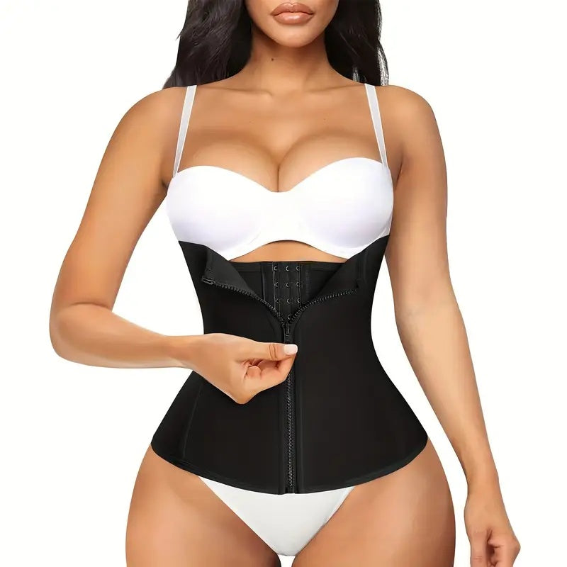 Zippered Waist Cincher