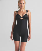 ZipSculpt Open-Bust Bodysuit