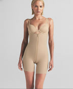 ZipSculpt Open-Bust Bodysuit